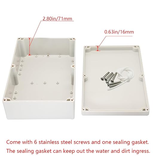 Project Box IP65 Waterproof Junction Box ABS Plastic Electrical Boxes DIY - Image 4
