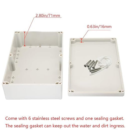 Project Box IP65 Waterproof Junction Box ABS Plastic Electrical Boxes DIY - Image 4