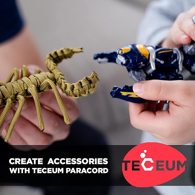 TECEUM Reflective Paracord Rope 1000 – 1000ft/200ft/100ft/50ft – 40+ Colors – - Image 7