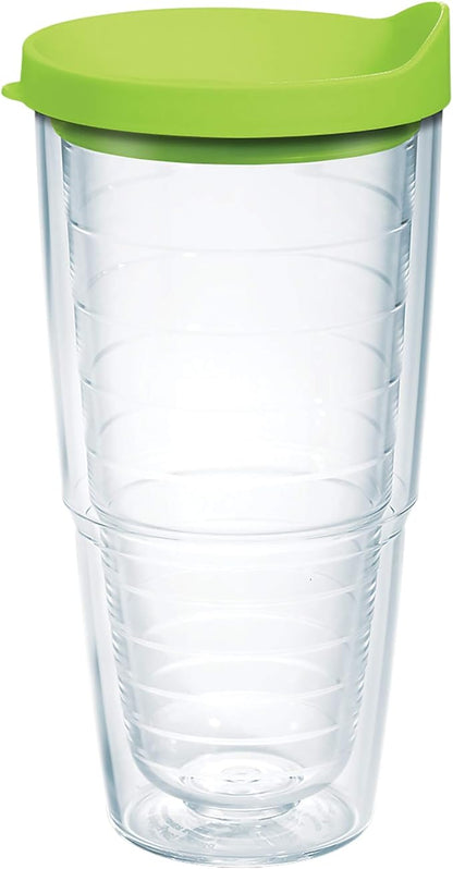 Tervis Clear & Colorful Lidded Made in USA Double Walled Insulated Tumbler by TervisTumblerCompany