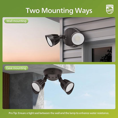 Philips 44W 3500LM ‌LED Security Flood Light‌ ‌Outdoor‌，Switch Controlled - Image 5