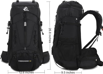 Bseash 60L Hiking Camping Backpack - Image 2