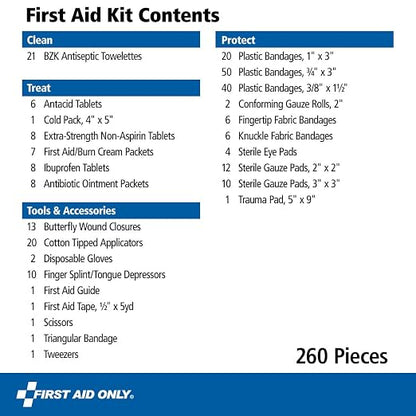 First Aid Only 91248 OSHA-Compliant First Aid Kit, All-Purpose 50-Person - Image 2