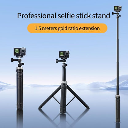 TELESIN 59in Long Selfie Stick Tripod - Image 2