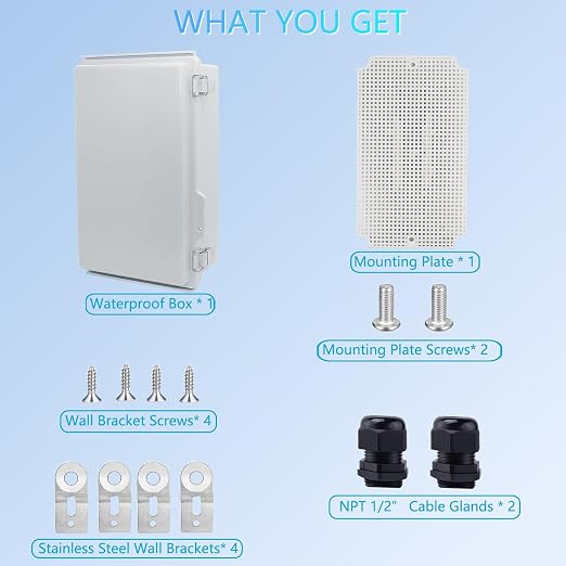 IP67 Waterproof Junction Box, ABS Plastic Electrical Enclosure - Image 7