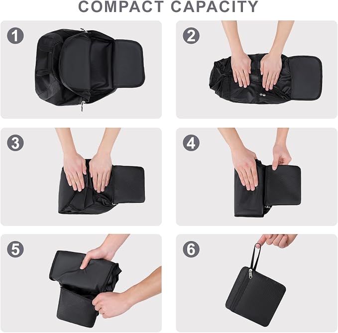 Lightweight Hiking Backpack 18L Packable Foldable Small Daypack Collapsible - Image 8