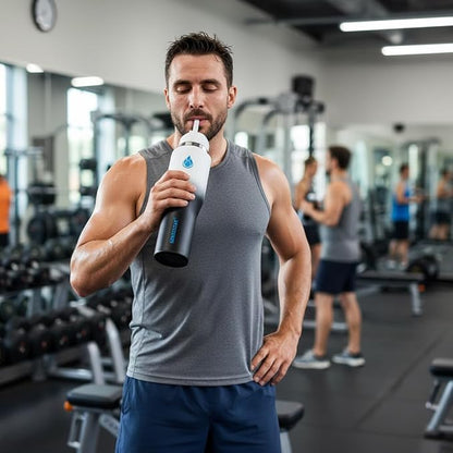 SENDESTAR Water Bottle, Wide Mouth Stainless Steel Vacuum Insulated Double Wall - Image 7
