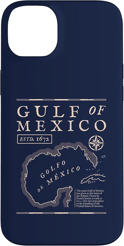 Gulf of Mexico 1672 Historic Map Case by Unknown