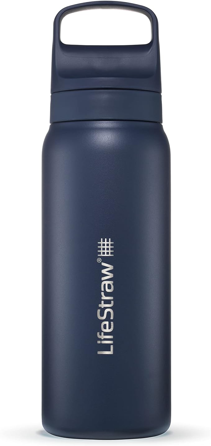 LifeStraw Go Series — Insulated Stainless Steel Water Filter Bottle by LifeStraw