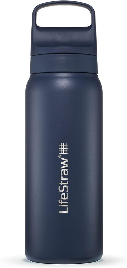 LifeStraw Go Series — Insulated Stainless Steel Water Filter Bottle by LifeStraw