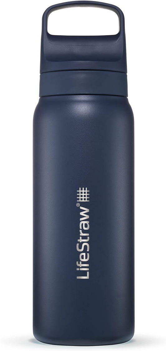 LifeStraw Go Series — Insulated Stainless Steel Water Filter Bottle by LifeStraw