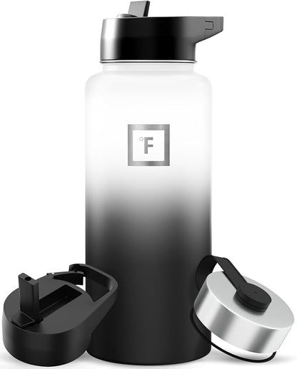 IRON °FLASK Camping & Hiking Hydration Flask - 32 oz Day & Night by IronFlask