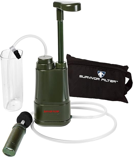 Survivor Filter PRO – 0.01 Micron Portable Water Filtration System Survival – by SurvivorFilter