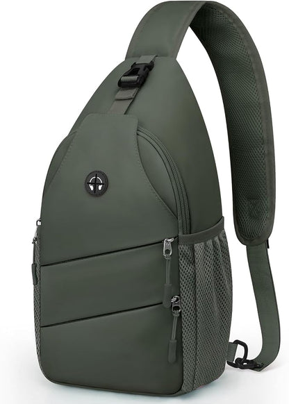 Pritent Crossbody Bags for Women Men Trendy Sling Bag Backpack Casual Chest Bag by Pritent