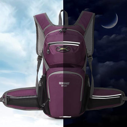 Hiking Daypack Waterproof Biking Backpack 15L Lightweight Durable Backpack - Image 7