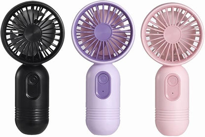 Mini Portable Fan 3 Pack, Cute Handheld Battery Operated Lightweight Small by JODNO