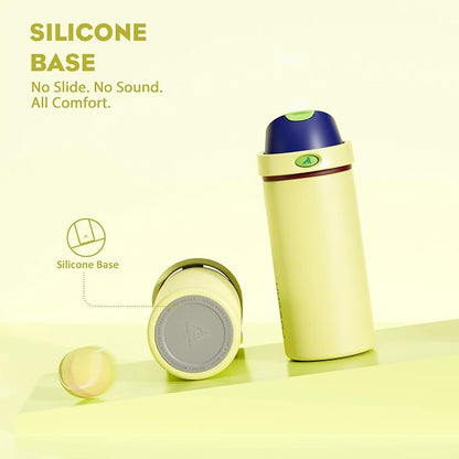 POWCAN 18 oz Insulated Stainless Steel Water Bottle: 2-in-1 Push-Button Spout & - Image 6