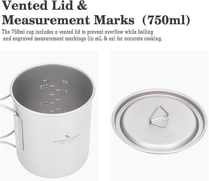 Boundless Voyage Titanium Camping Mug - Image 4