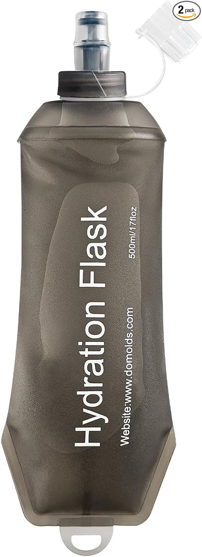 500ml Soft Flask Soft Water Bottle by CXWLJL