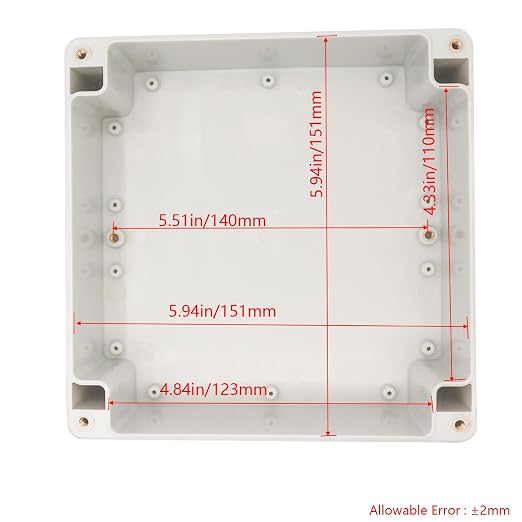 Project Box IP65 Waterproof Junction Box ABS Plastic Electrical Boxes DIY - Image 3
