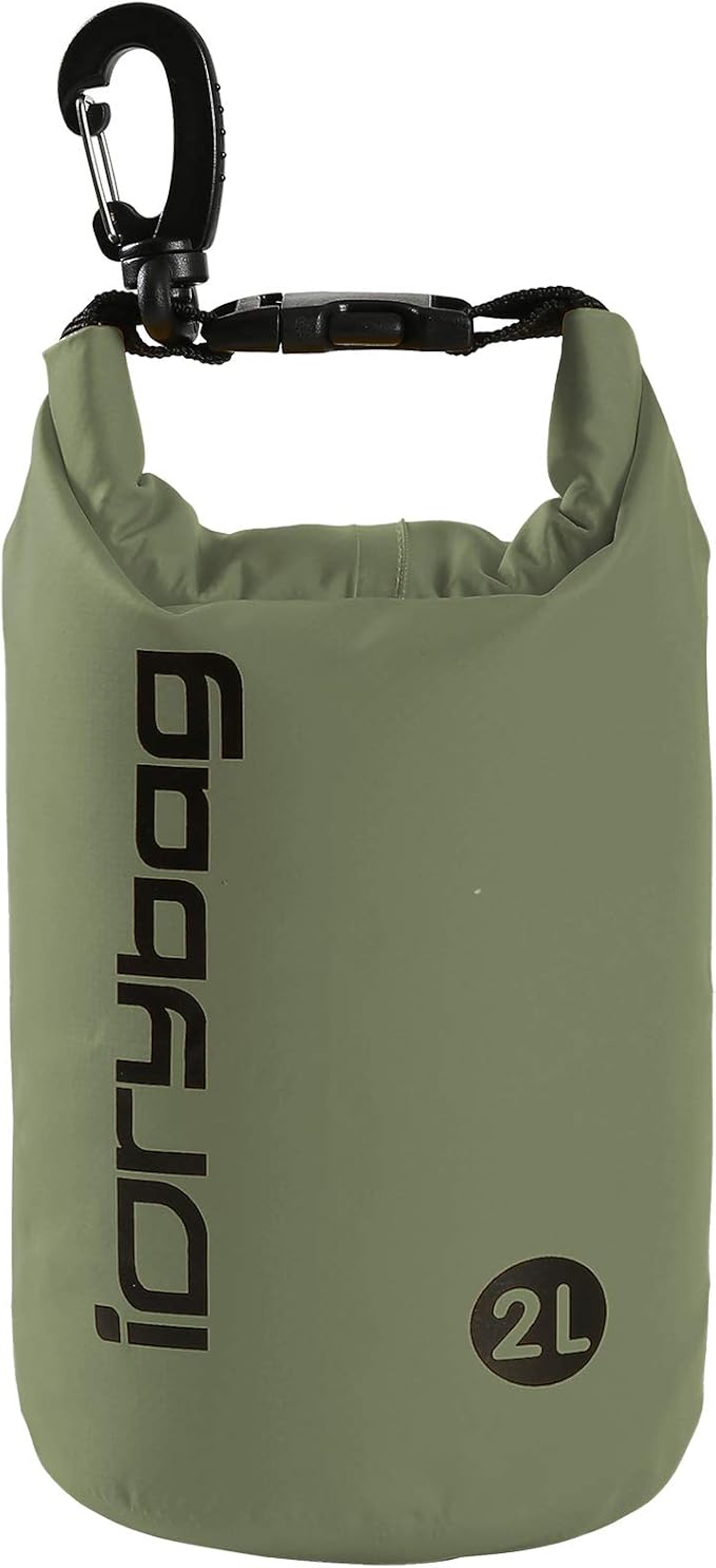 IDRYBAG Dry Bag for Kayaking Waterproof 2L/5L/10L/15L/20L, Small Dry Sack by iDrybag+