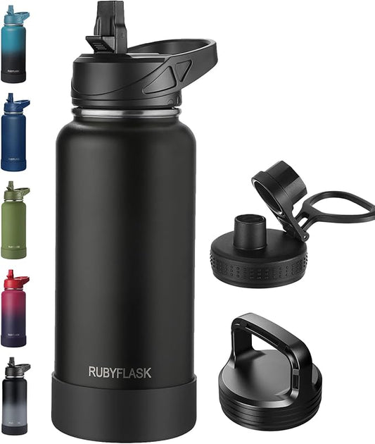 RUBYFLASK 32oz Insulated Water Bottle by RUBYFLASK