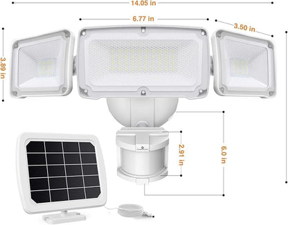 GLORIOUS-LITE Solar Security Lights 2400mAh LED Motion Sensor Light Outdoor - Image 7