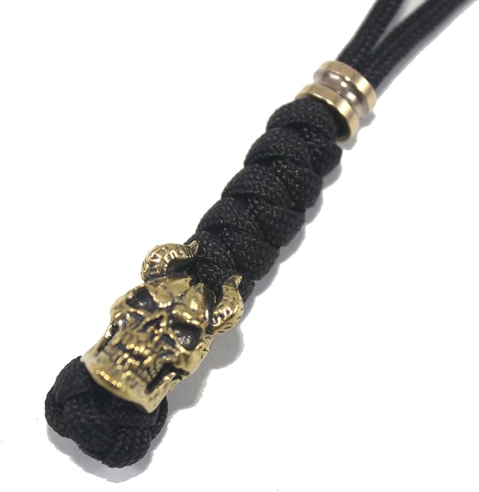 Knife Lanyards with Brass Beads, Paracord Lanyard, Tactical Lanyard - Image 3