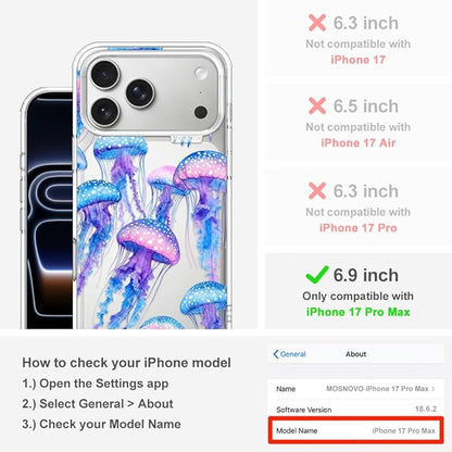 MOSNOVO for iPhone 17 Pro Max Case, Shockproof Military-Grade Protection 6.6ft - Image 2