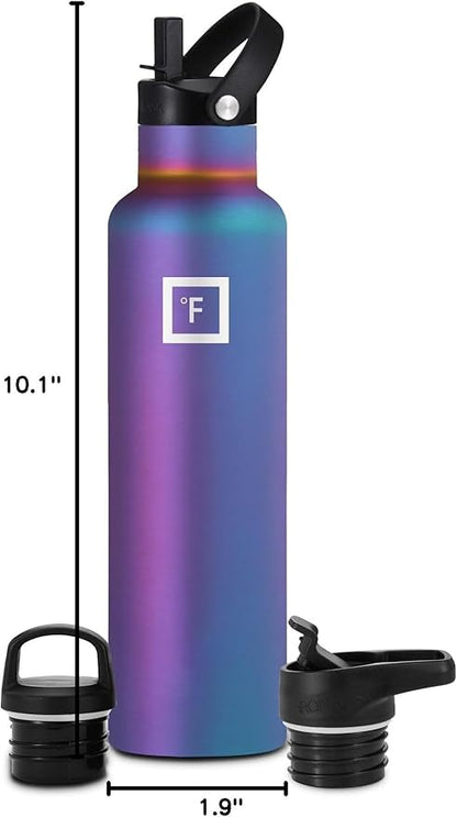 IRON °FLASK Camping & Hiking Hydration Flask - 24 oz Aurora - Image 8