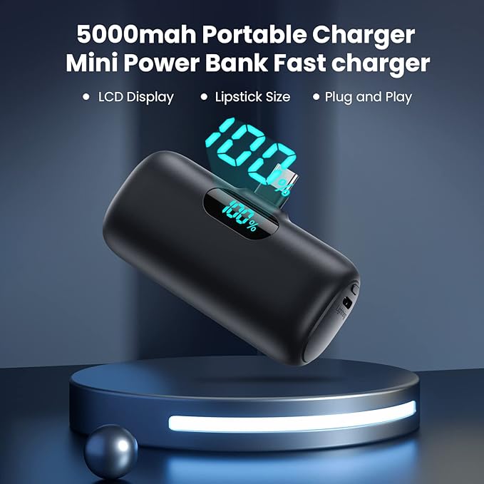 Portable Charger for iPhone 17/16/15, Mini Power Bank 5000mAh PD USB C Portable - Image 6