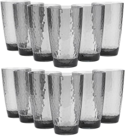 KOXIN-KARLU Hammered 26-ounce Plastic Tumbler Acrylic Glasses by KOXIN-KARLU