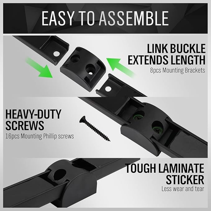 SWANLAKE GARDEN TOOLS 4-Piece 12" Magnetic Tool Holder Storage Organizer - Image 3