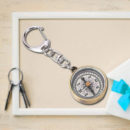 Mini Compass Keyring, Handheld Compass - Image 7