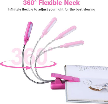 VAVOFO Rechargeable Book Light for Reading in Bed Kids, 7 LED Reading Light - Image 7