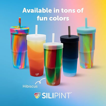 Silipint 32oz Silicone Straw Tumbler – BPA-Free, Unbreakable, Dishwasher Safe – - Image 6