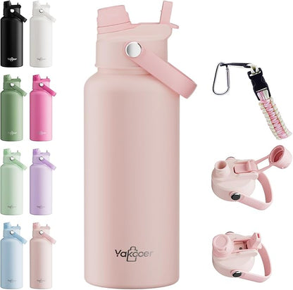 32oz Insulated Water Bottle by Yakooer
