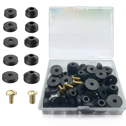 58 PCS Faucet Washer Assortment Kit Outdoor Faucet Repair Kit by Unknown