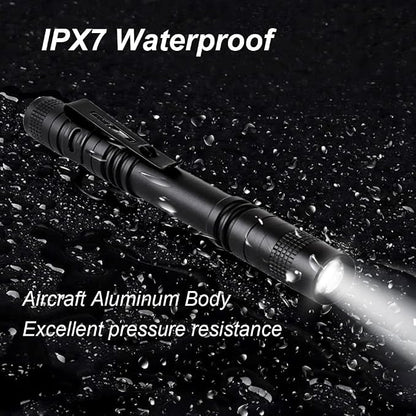 Pen Flashlight, Mini Flashlight Bright Pocket Penlight - Image 3