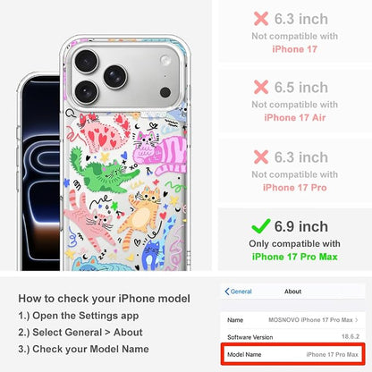 MOSNOVO for iPhone 17 Pro Max Case, Shockproof Military-Grade Protection 6.6ft - Image 2