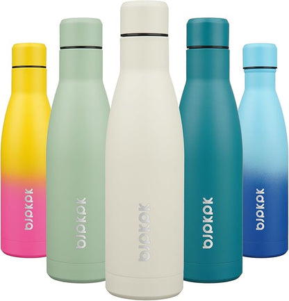 BJPKPK 17oz Insulated Water Bottles Stainless Steel Sports Water Bottles Keep by BJPKPK