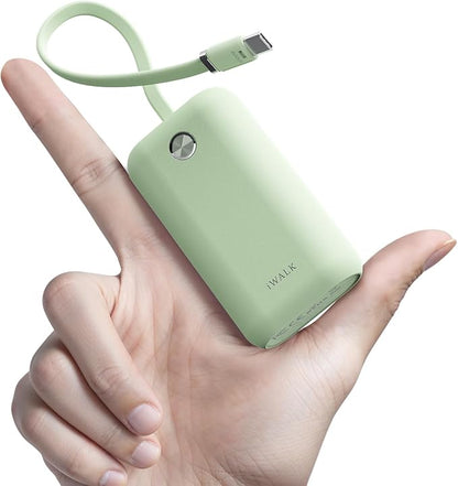 iWALK Mini Portable Charger 10, 22.5W USB-C Fast Charging Power Bank by iWALK