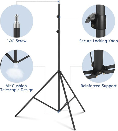 13ft Heavy Duty Light Stand Photography, Sdfghj Air Cushioned 13'/160inch/400cm - Image 4