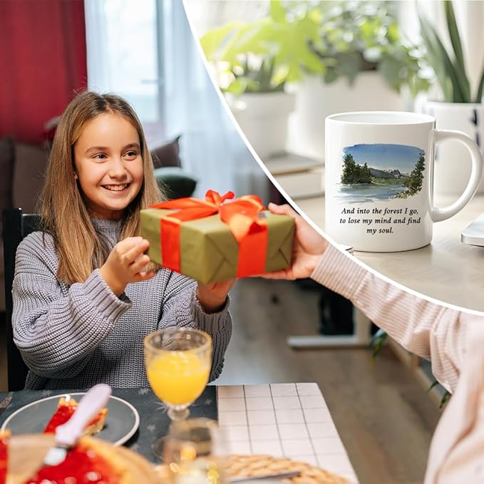 RZHV And Into The Forest I Go To Lose My Mind And Find My Soul 11 Oz Novelty Mug - Image 6