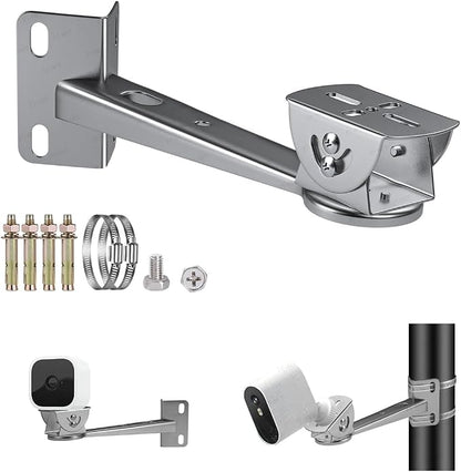 ZT-NET Security Camera Corner Pole Mounting Bracket Stainless Steel Mount by ZT-NET