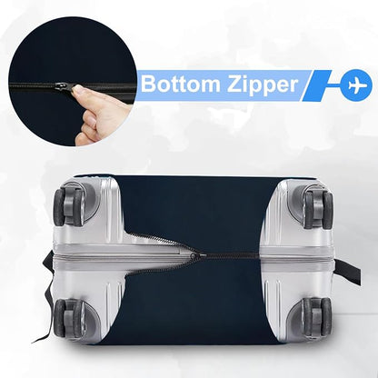 ANNA QUEEN Travel Globe Airplane Luggage Cover -Stretchable Airplane Suitcase - Image 5