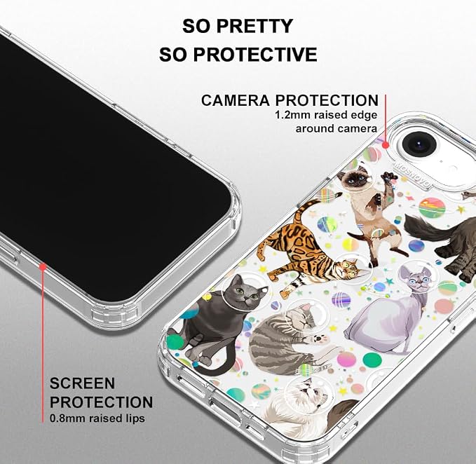 MOSNOVO for iPhone 17e Case/iPhone 16e Case, Shockproof Military-Grade - Image 4