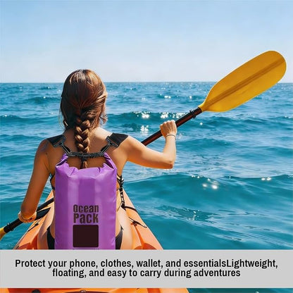 Waterproof Dry Bag Set of 3 – Roll Top Waterproof Bags 2L 5L 10L – 500D PVC - Image 7