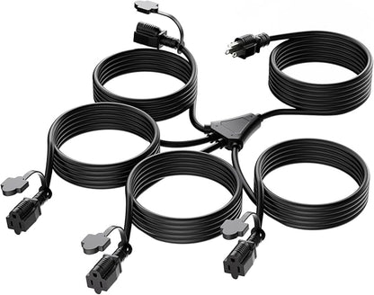 K KASONIC - 31FT Christmas Lights Outdoor Extension Cord by KASONIC