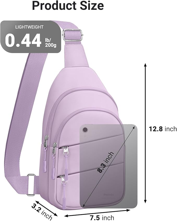 Tuwubi Crossbody Bags for Women, Sling Bag for Men, Small Hiking Backpack Anti - Image 6